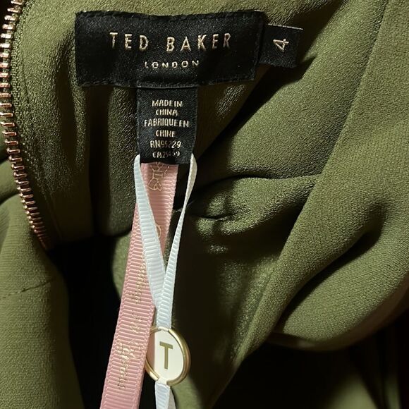 NWT Ted Baker Hemla Kimono-Sleeve Jumpsuit Ted 4/US 10 - Picture 5 of 5